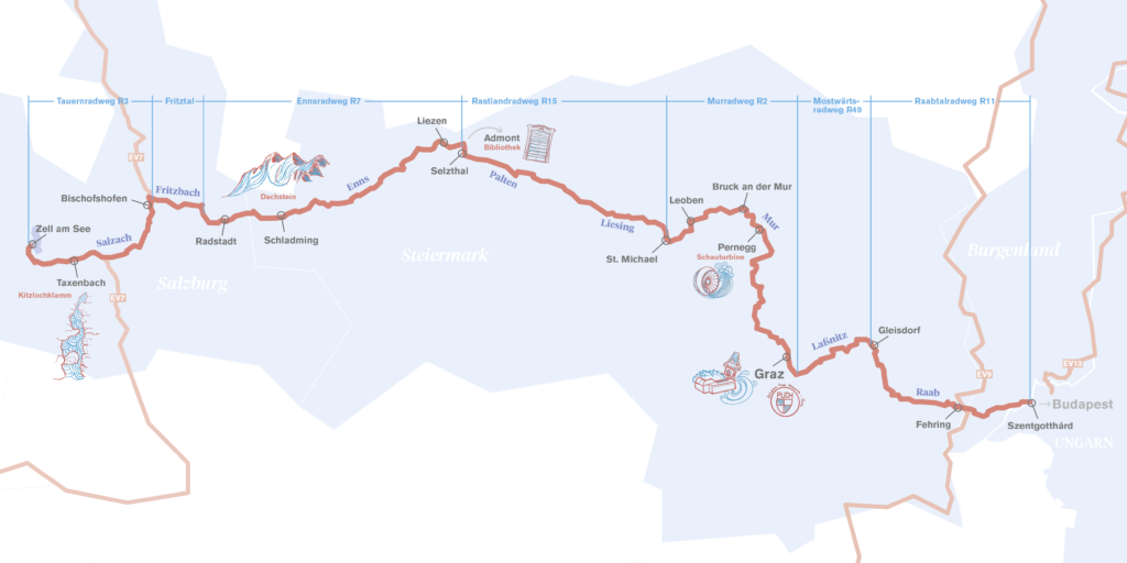 Eurovelo_14_Karte_WEB - Drahtesel, das österreichische Fahrradmagazin